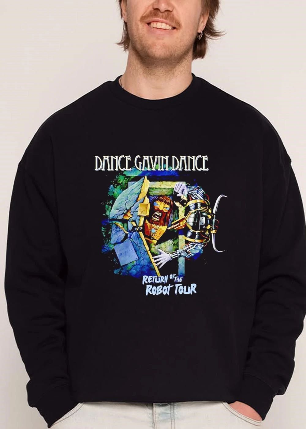 Dance Gavin Return Of The Robot Tour Cyborg Monster Breaking Stone Wall shirt