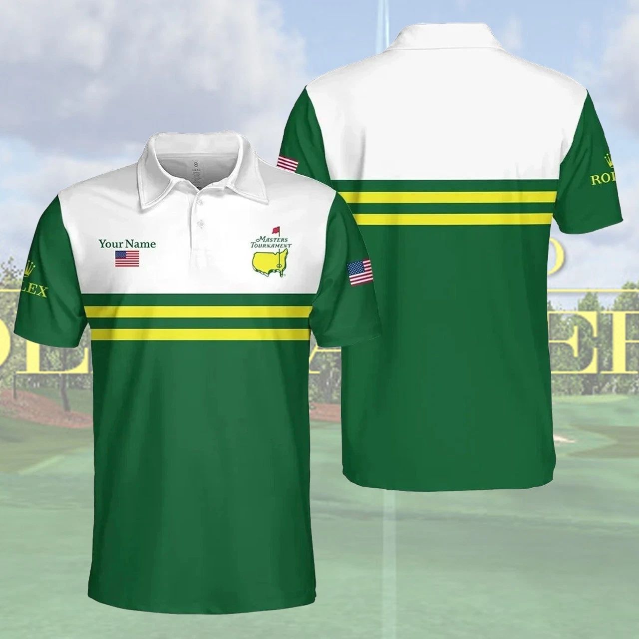Custom Master Tournament 2026 National Golf Club AOP Polo Gift For Golf Lover