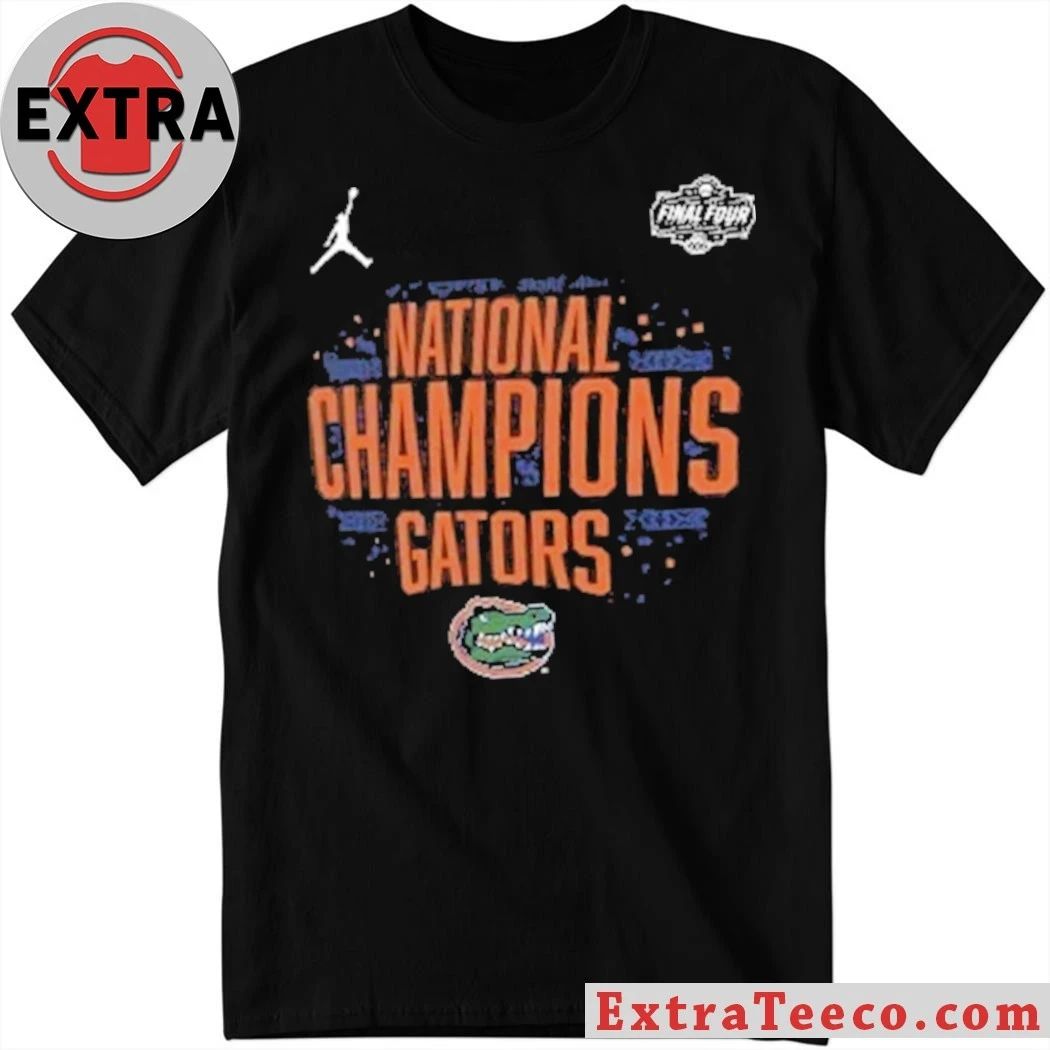 Commemorative t-shirt for the Florida Gators’ 2025 NCAA men’s basketball championship win