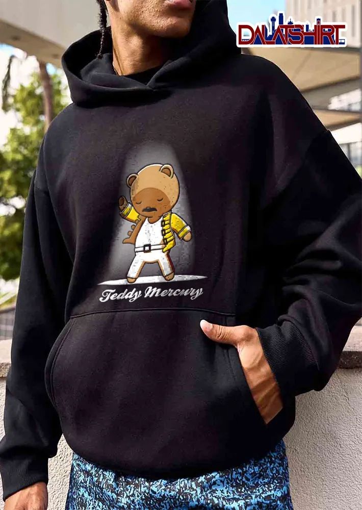 Teddy Mercury Cartoon Bear Stage Yellow Jacket Pose Spotlight shirt