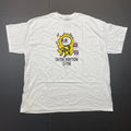 I'm Fine, Everything Is Fine Fire Graphic Tee - White - 2XL