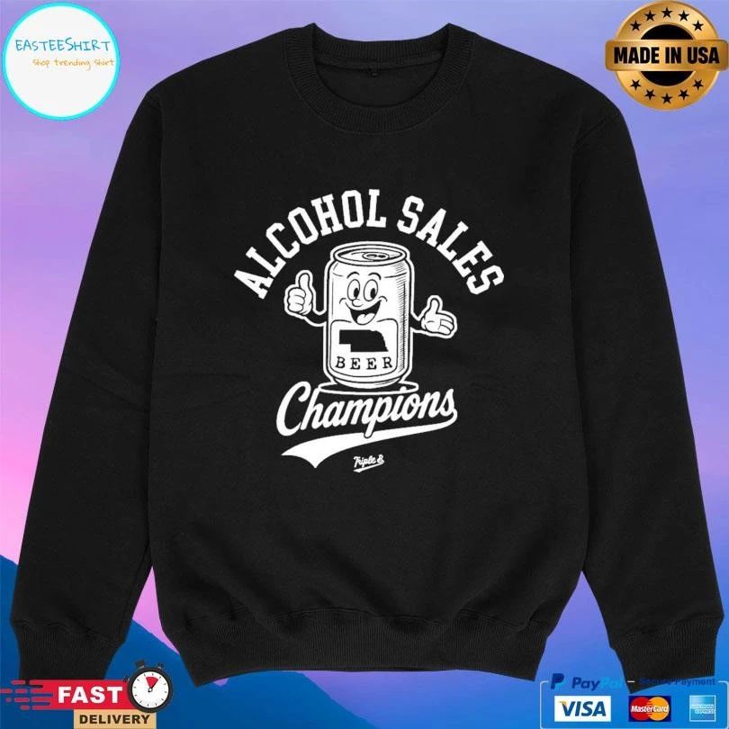 Alcohol Sales Champions Beer T-shirts