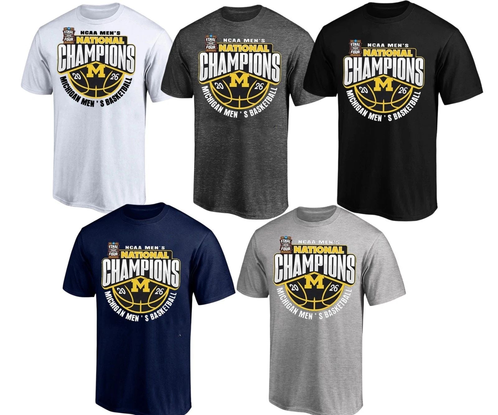 Michigan Wolverines Won the 2026 Men’s Basketball National Champ T-Shirt