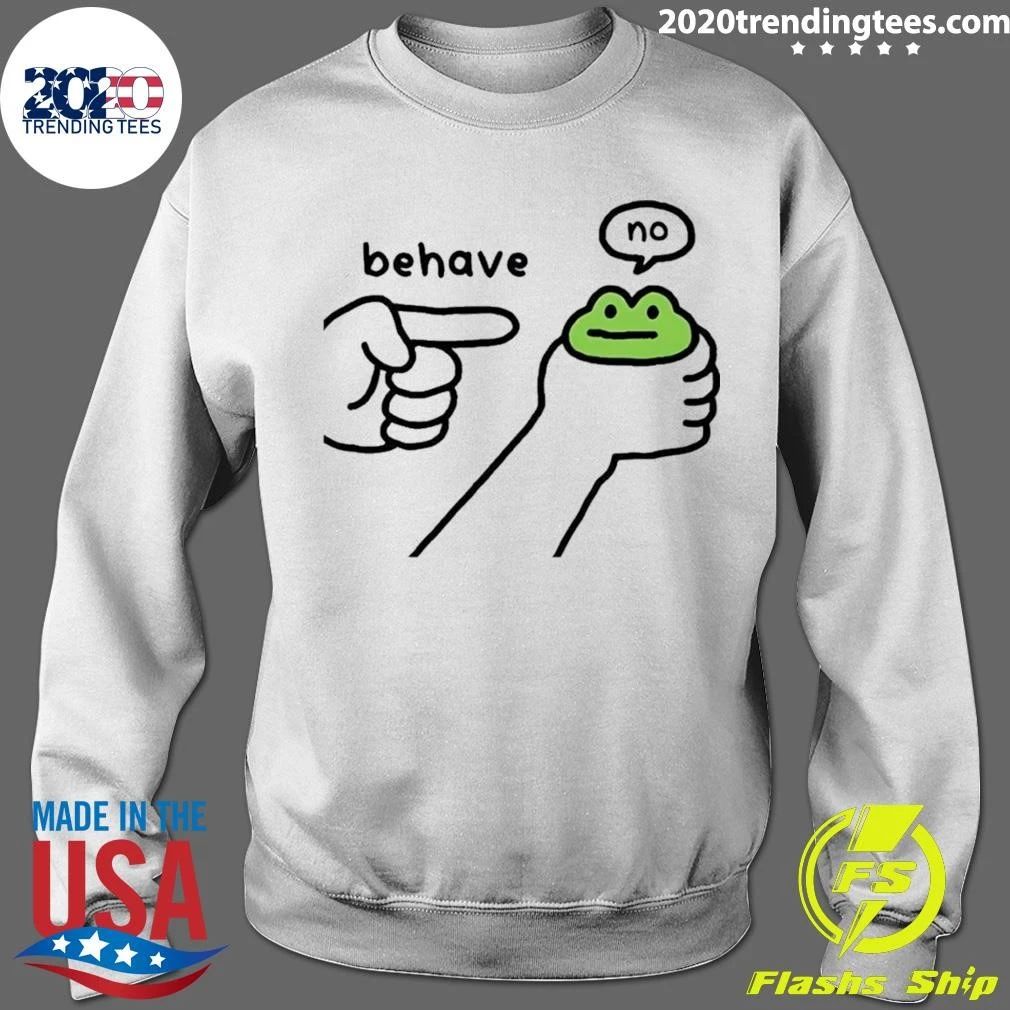 Dishonest Frog Behave No Meme Shirt