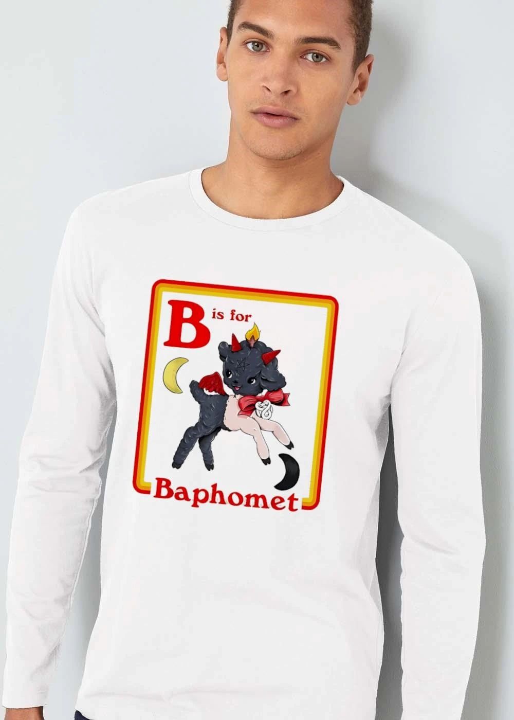 B Is For Baphomet Cartoon Baby Goat shirt