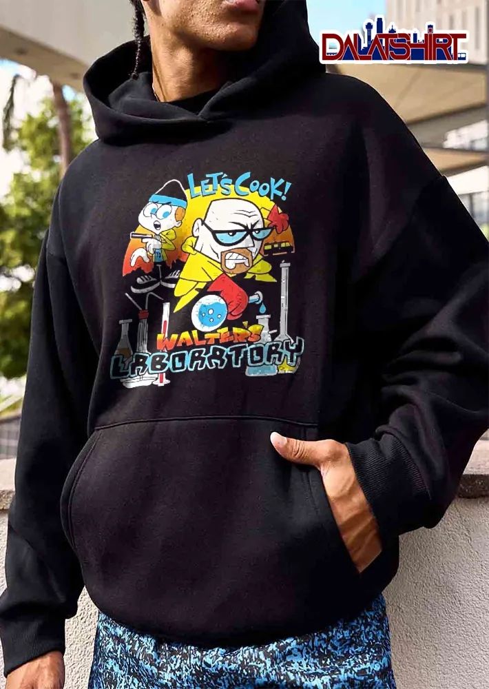 Lets Cook Walters Laboratory Cartoon Caricature Chemists Labware Rv shirt