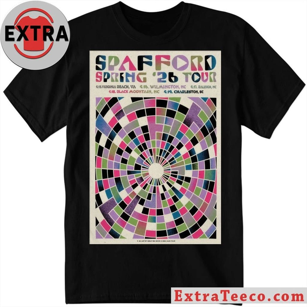 Spafford Spring Tour 2026 Poster Shirt