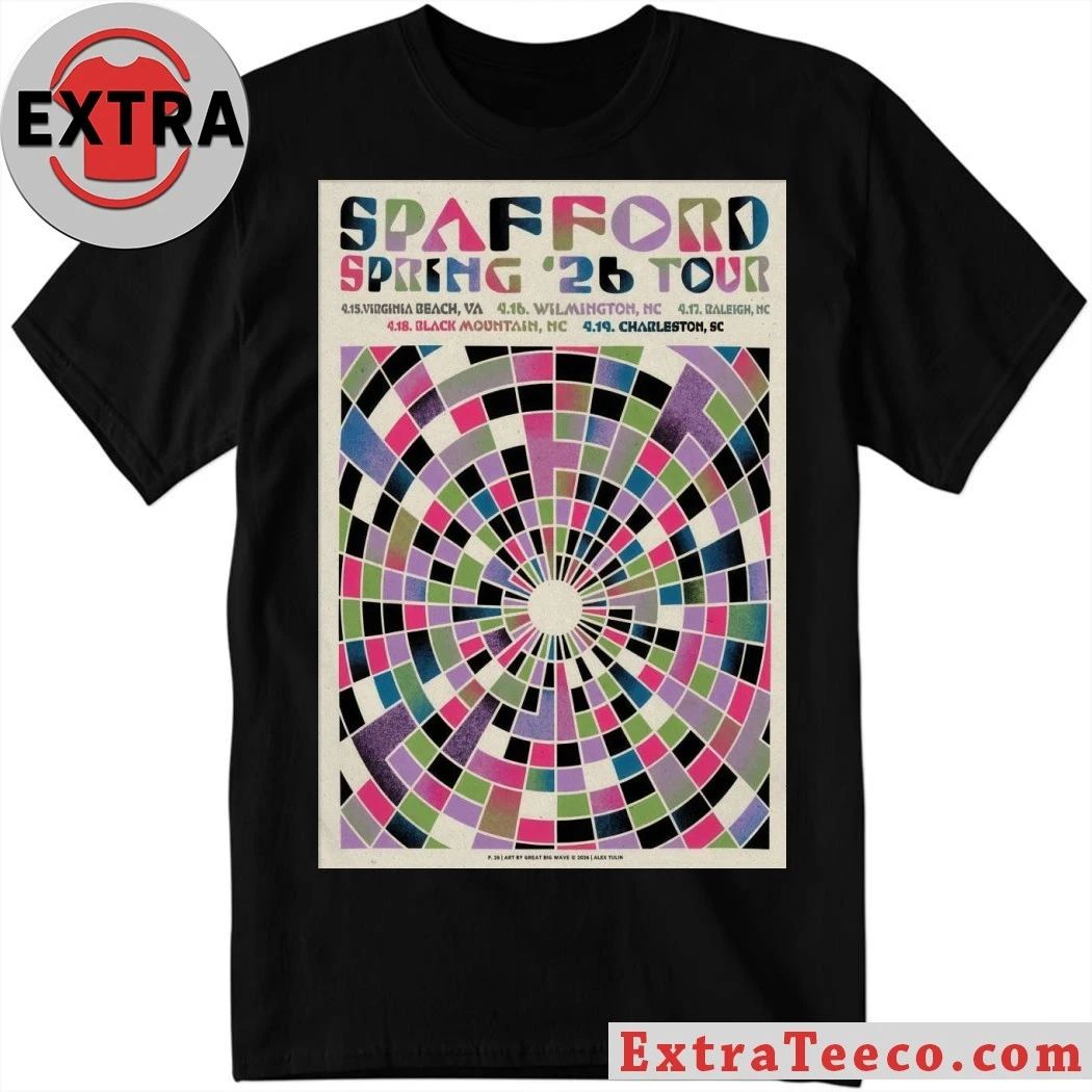Spafford Spring Tour 2026 Poster Shirt