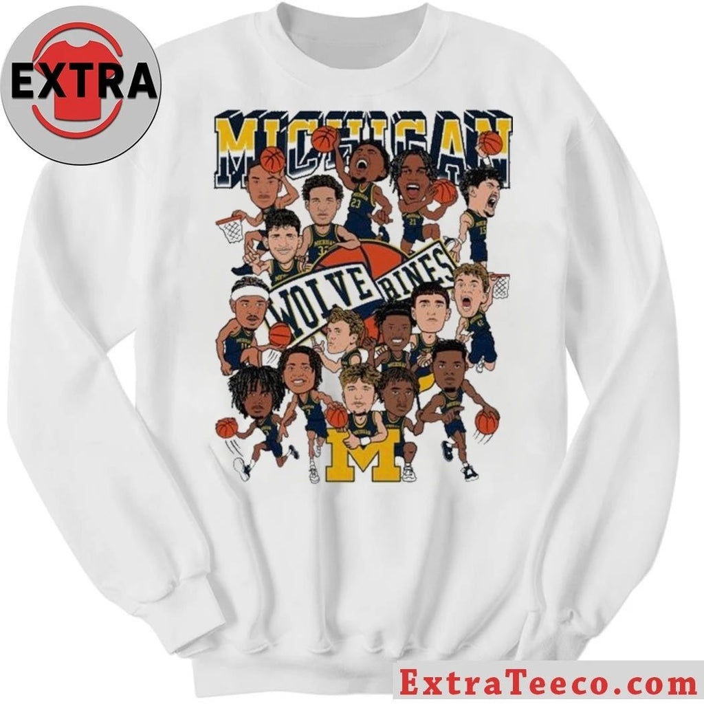 Stadium Family Crowd Kids Michigan Caricature Shirt