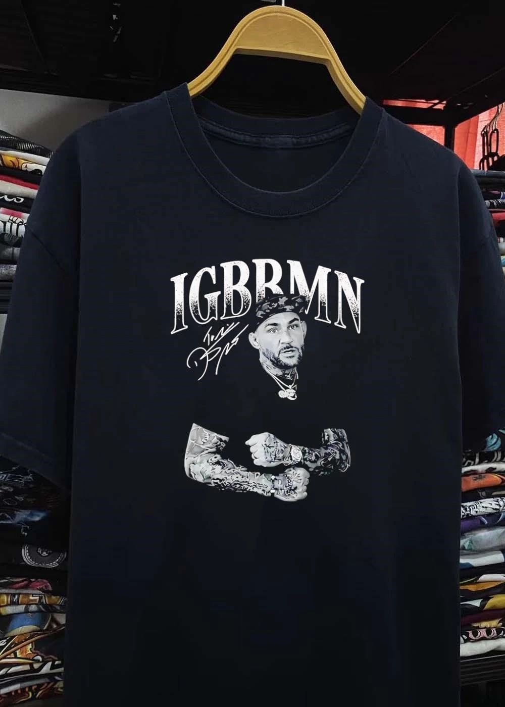 Igbrmn Mike Perry Signed Portrait Black shirt