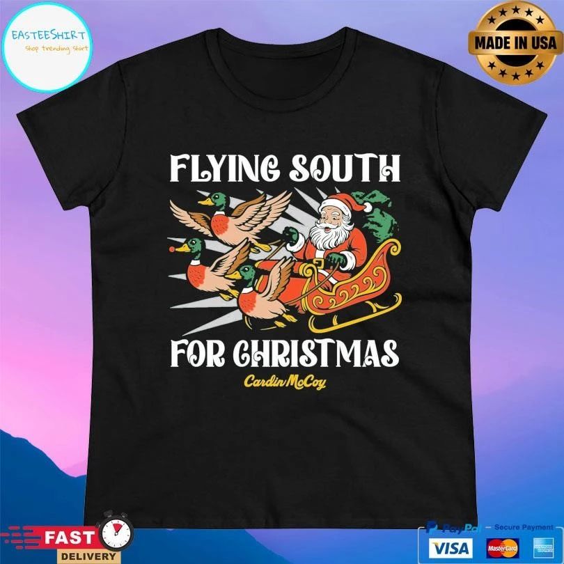Flying South For Christmas 2025 Santa T-shirts