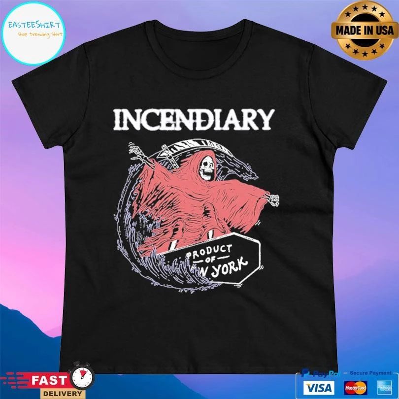 Incendiary Surfing Reaper Product New York T-shirts