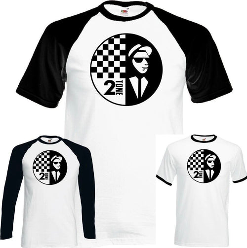 2Tone T-Shirt Rude Boy Two Tone 2 Tone Ska Music Records Top