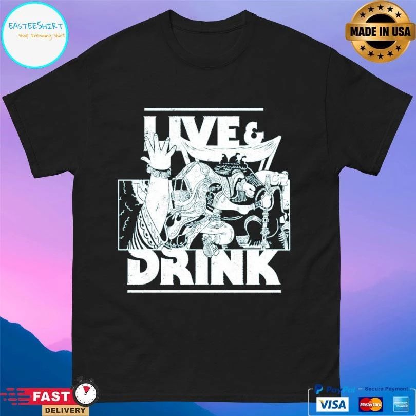 Caves Of Qud Live And Drink T-shirts