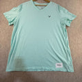 American Eagle Legend T Mens XL Mint Green V-Neck Short Sleeve Classic Fit Tee