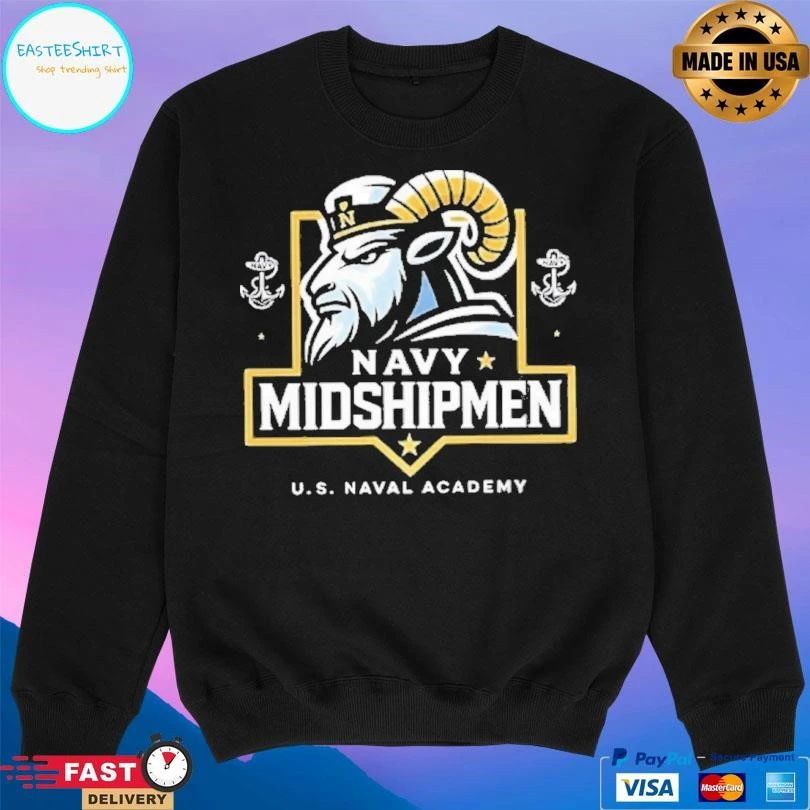 Navy Midshipmen Us Naval Academy Division I Ncaa Logo T-shirts