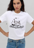 Chimpiccino Cartoon Chimpanzee Plaid Blanket Coffee Cup Distressed shirt