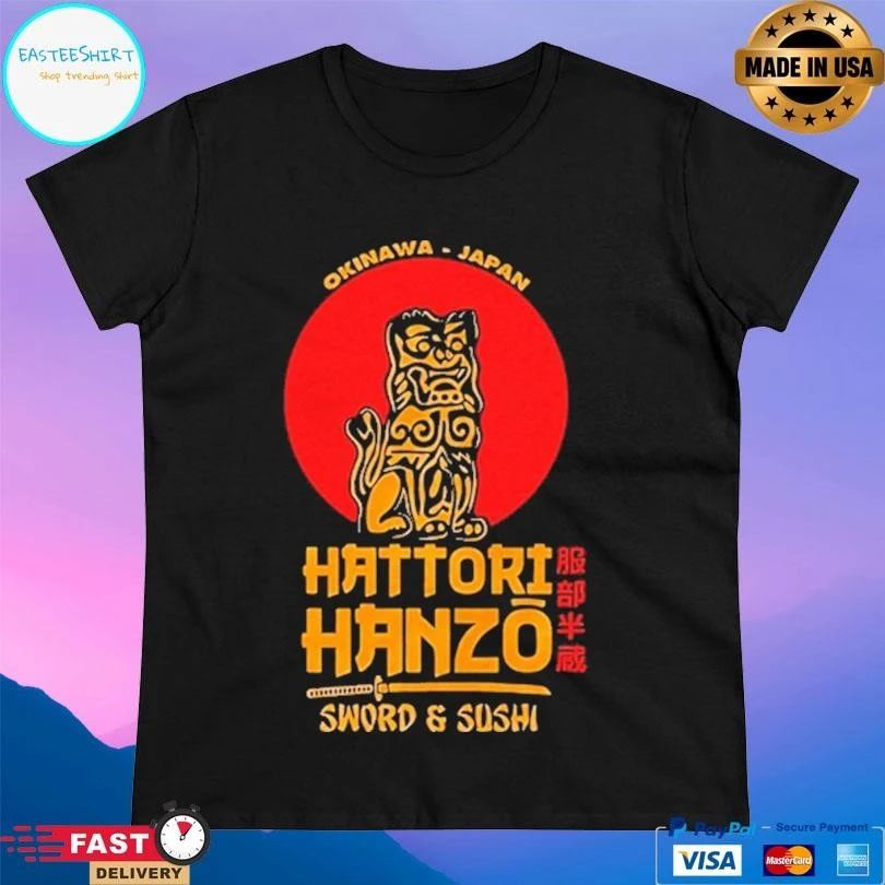 Okinawa Japan Hattori Hanzo Sword And Sushi T-shirts