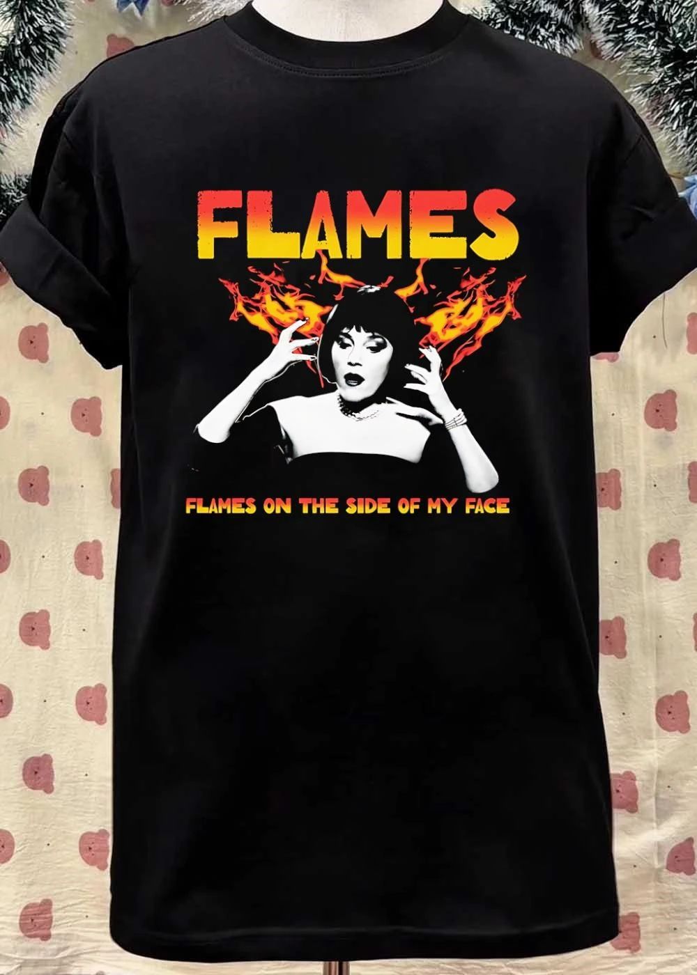 Flames On The Side Of My Face Clue Movie Quote Shirt