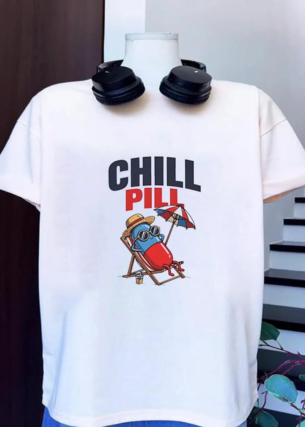 Relaxed Vacation Vibe Chill Pill Beach shirt