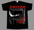 EXCITER HEAVY METAL MANIAC'83 NEW BLACK SHORT/LONG SLEEVE T-SHIRT S-345XL