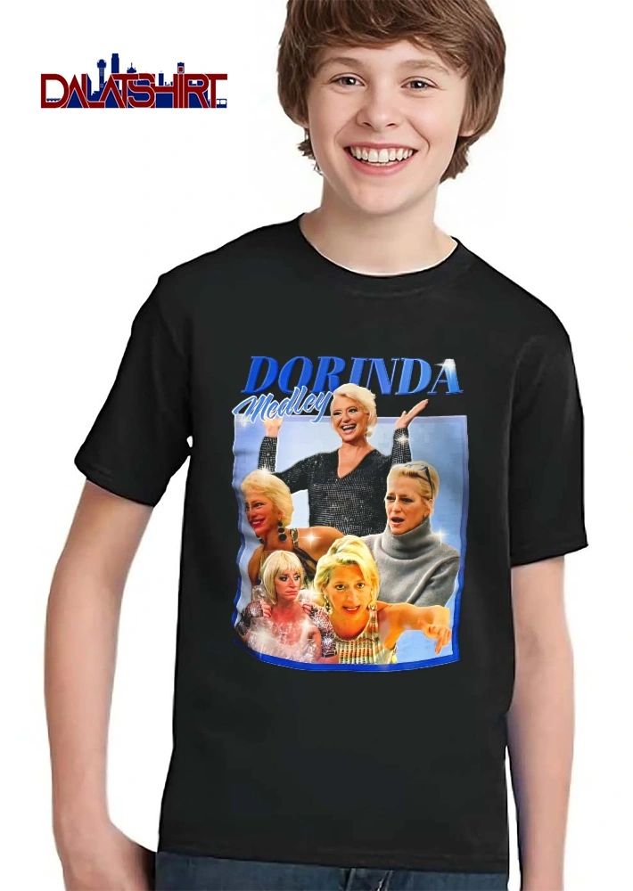 Dorinda Medley Bootleg Photo Collage Expressive Faces Sparkle Frame shirt