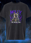Milly The Metal Dog Graphic Frenchie Rocker T-Shirt