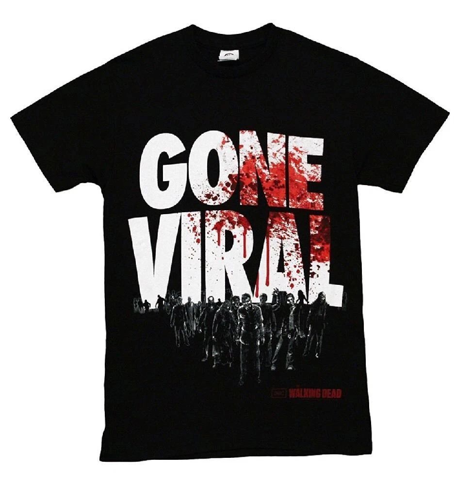 The Walking Dead Gone Viral T-Shirt - Adult/Unisex - NEW!