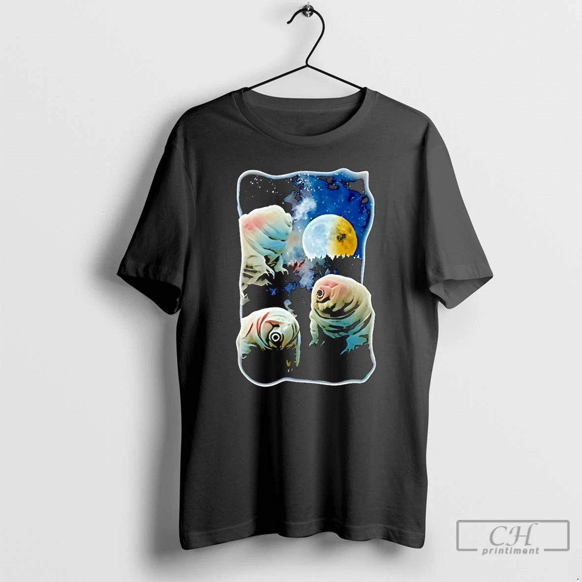 Premium Tardigrades Howling At Moon Tardigrade Lovers Funny Christmas T Shirts