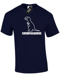 Grumpasaurus Funny Joke Printed Design Cute Dino Unisex T-Shirt