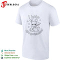 I Hate the Government Bunny with Gun anarchist aesthetic T-shirt