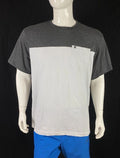 Hurley Colorblock NEW White and Gray Pocket T Shirt, Men's Size XL