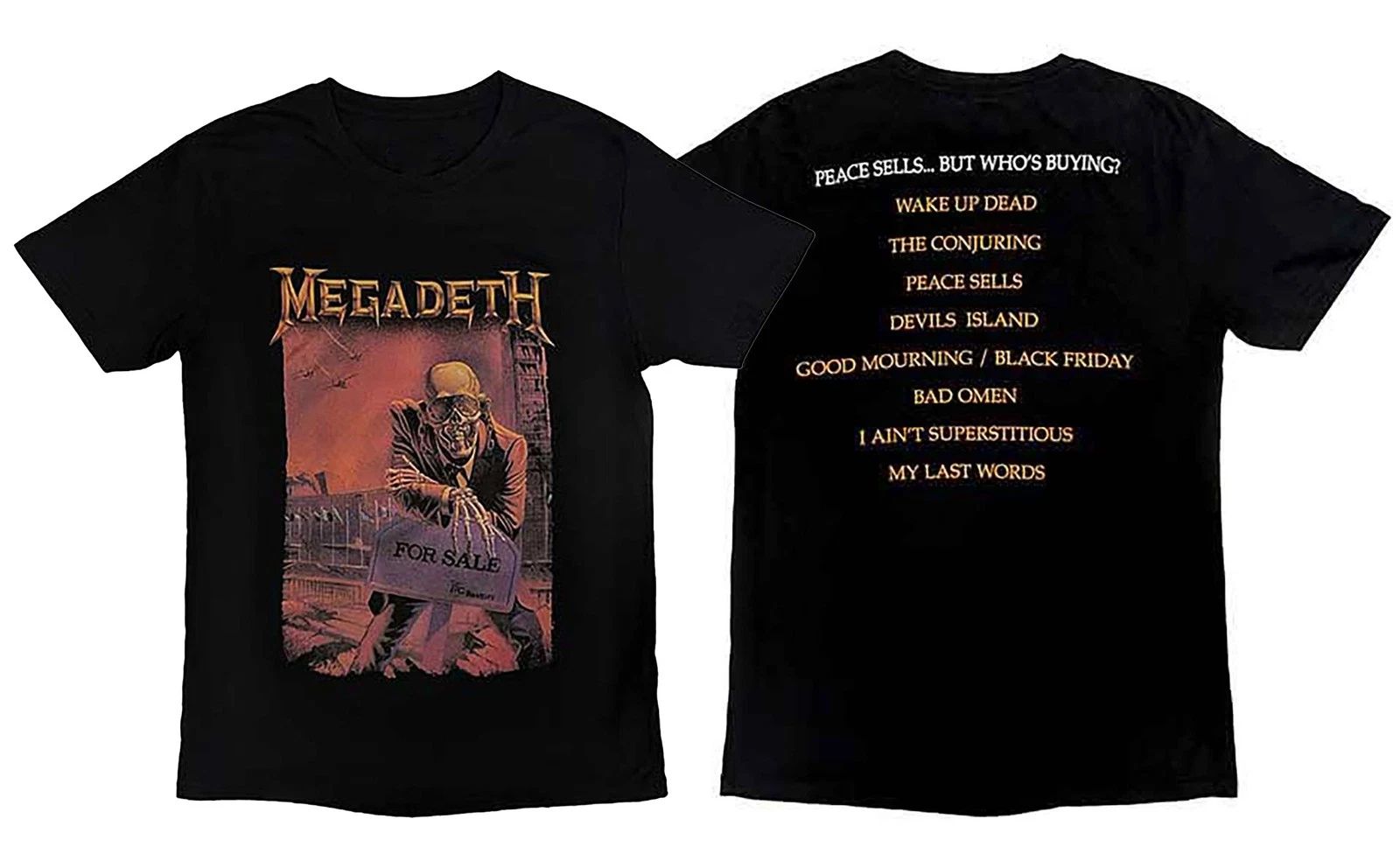 Megadeth Peace Sells Album Cover T-shirt Size S-5XL