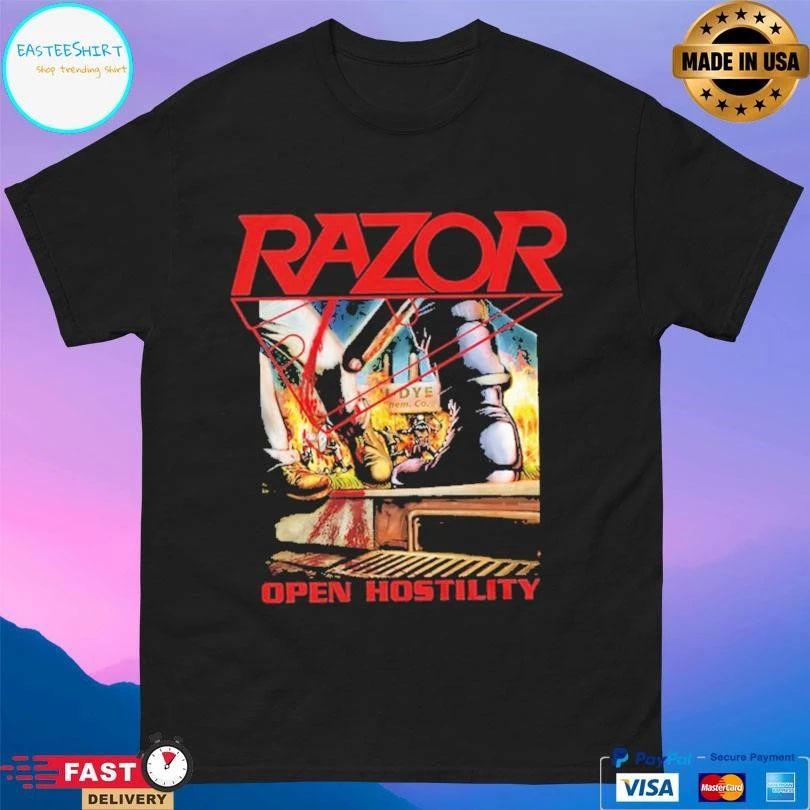 Razor Open Hostility T-shirts