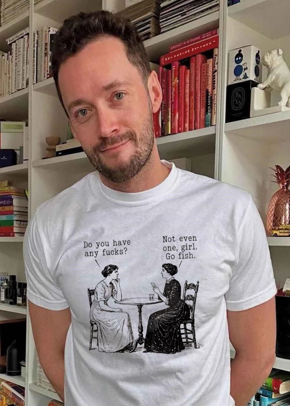 Victorian Women Card Game Do You Have Any Fucks Not Even One Girl Go Fish shirt