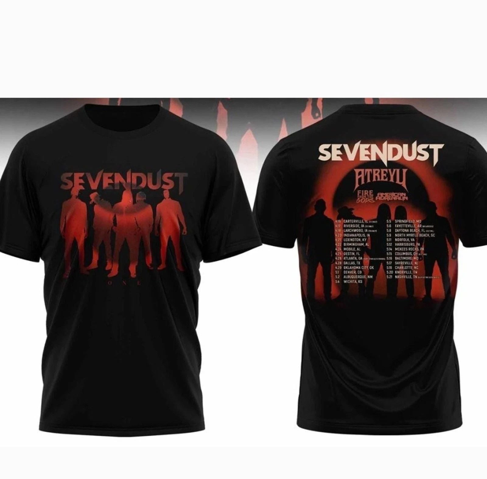Sale! Sevendust New Album ONE and Spring 2026 US Tour Reprint