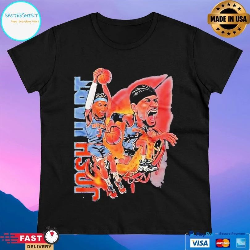 Josh Hart Ny Knicks Cartoon Basketball T-shirts