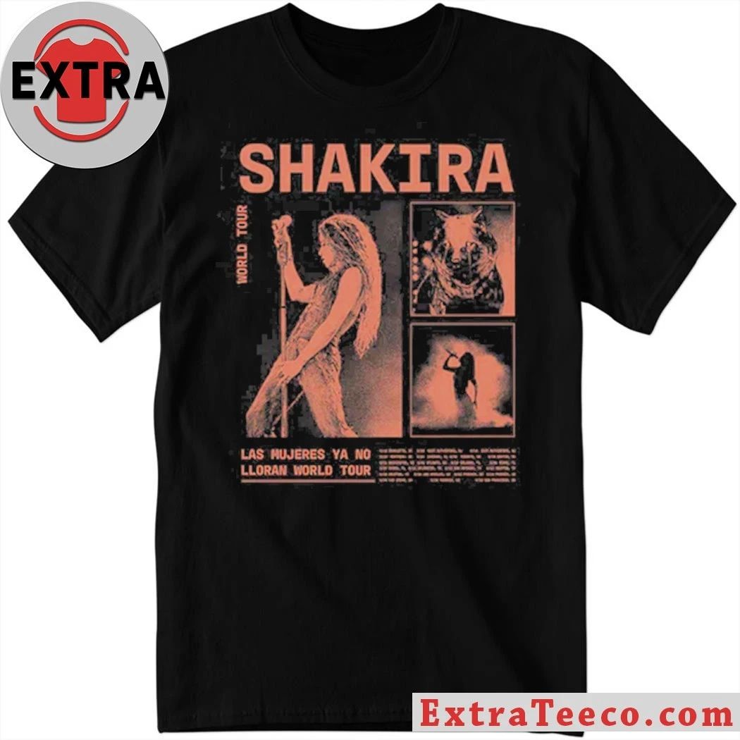 Shakira Las Mujeres Ya No Lloran World Tour Shirt – Perfect Gift for Men & Women