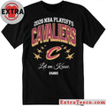 Stadium Essentials Black CAVS NBA Let Em Know Playoffs 2026 Logo T-Shirt