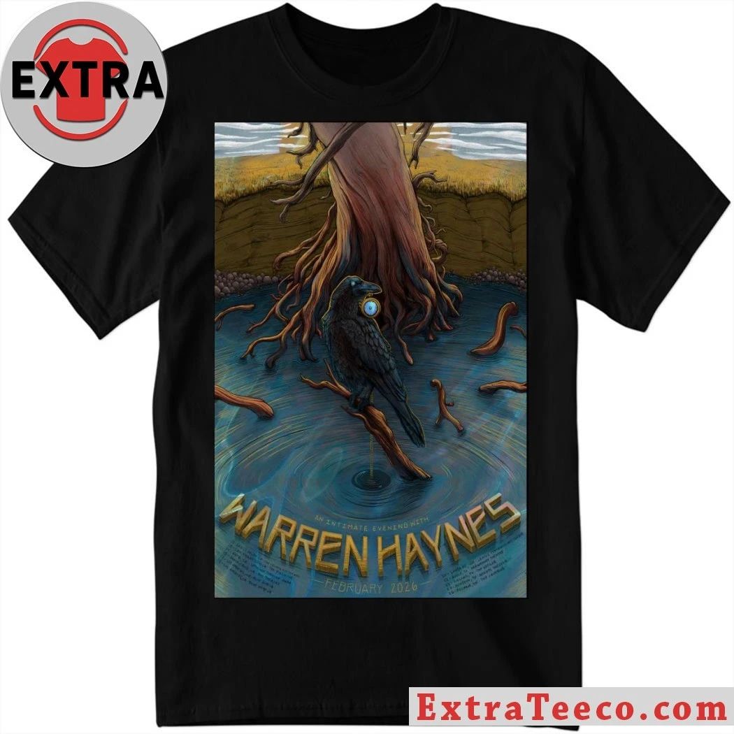 Warren Haynes February 2026 Tour Poster Shirt