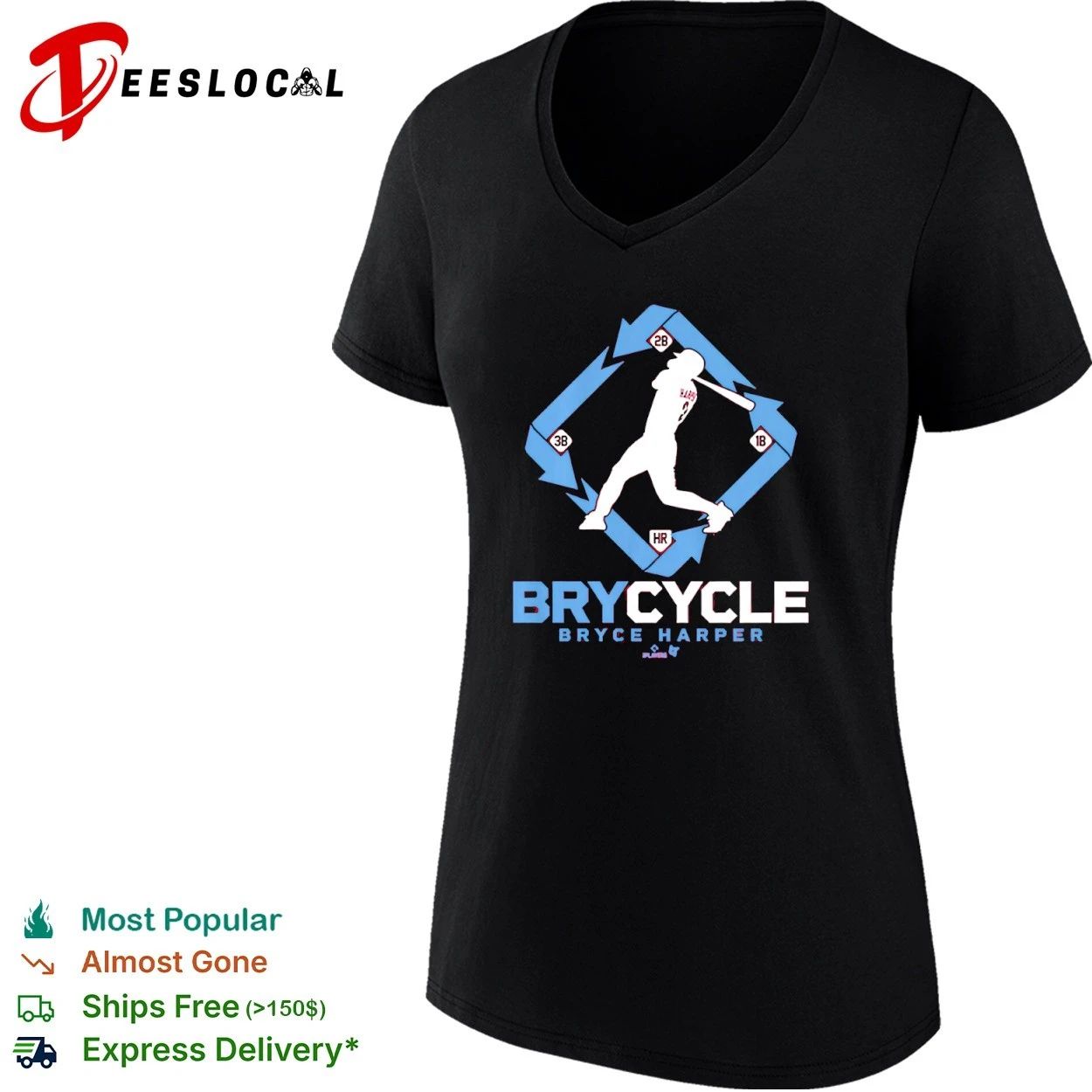 Bryce Harper Philadelphia Phillies Brycycle T-shirt