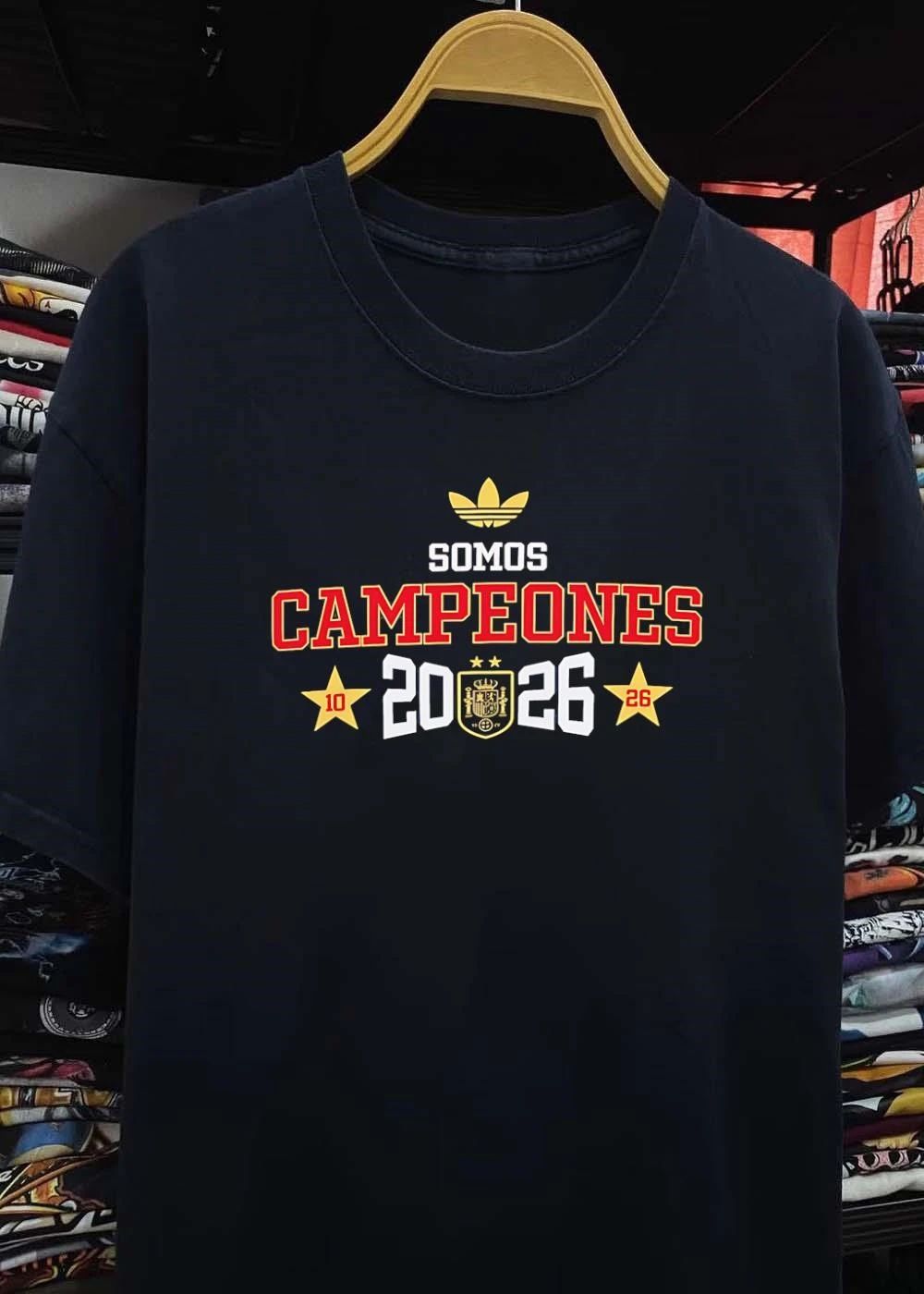 Spain Soccer Apparel Somos Campeones 20 26 Shirt