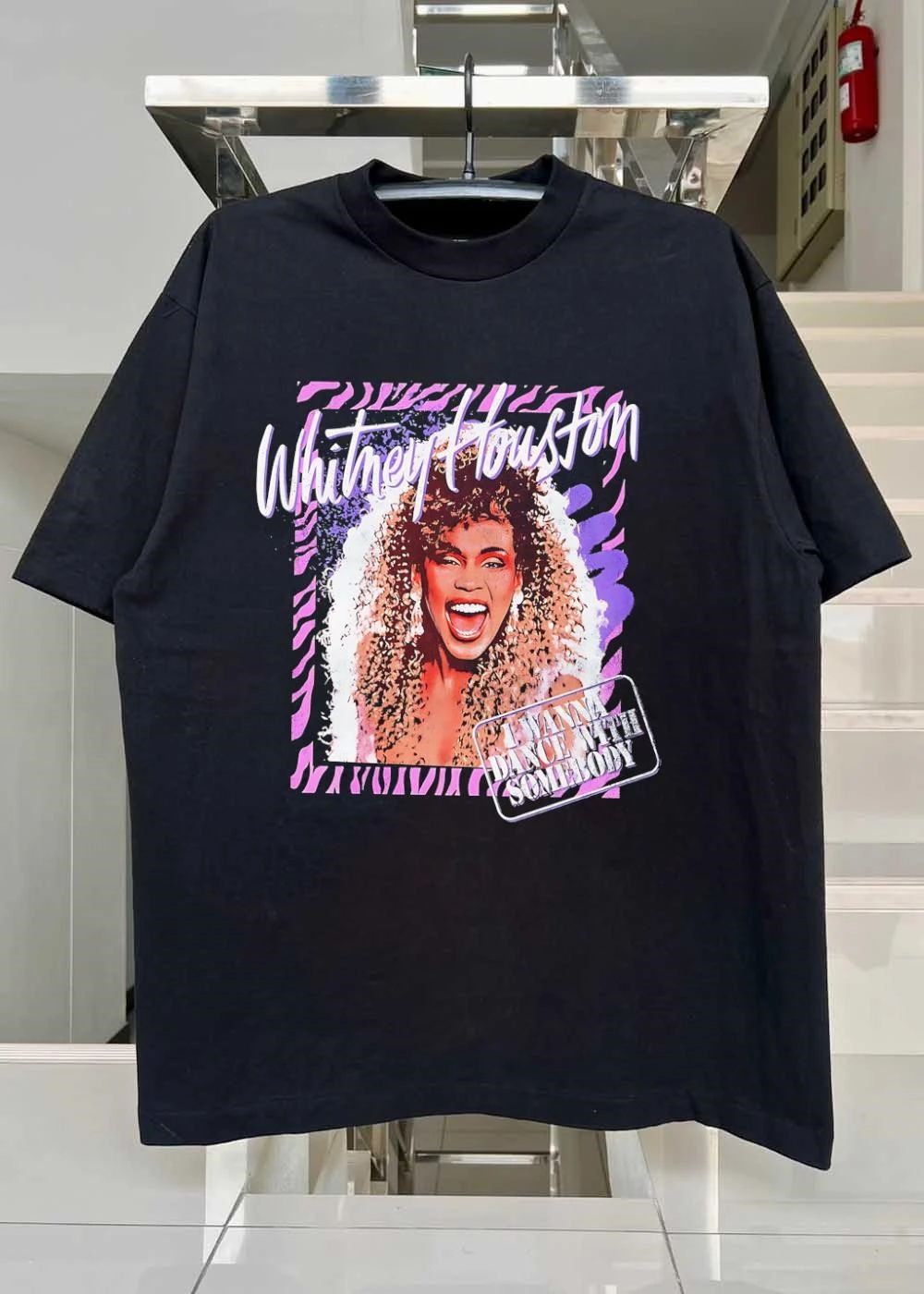 Whitney Houston Singing I Wanna Dance With Somebody T-Shirt