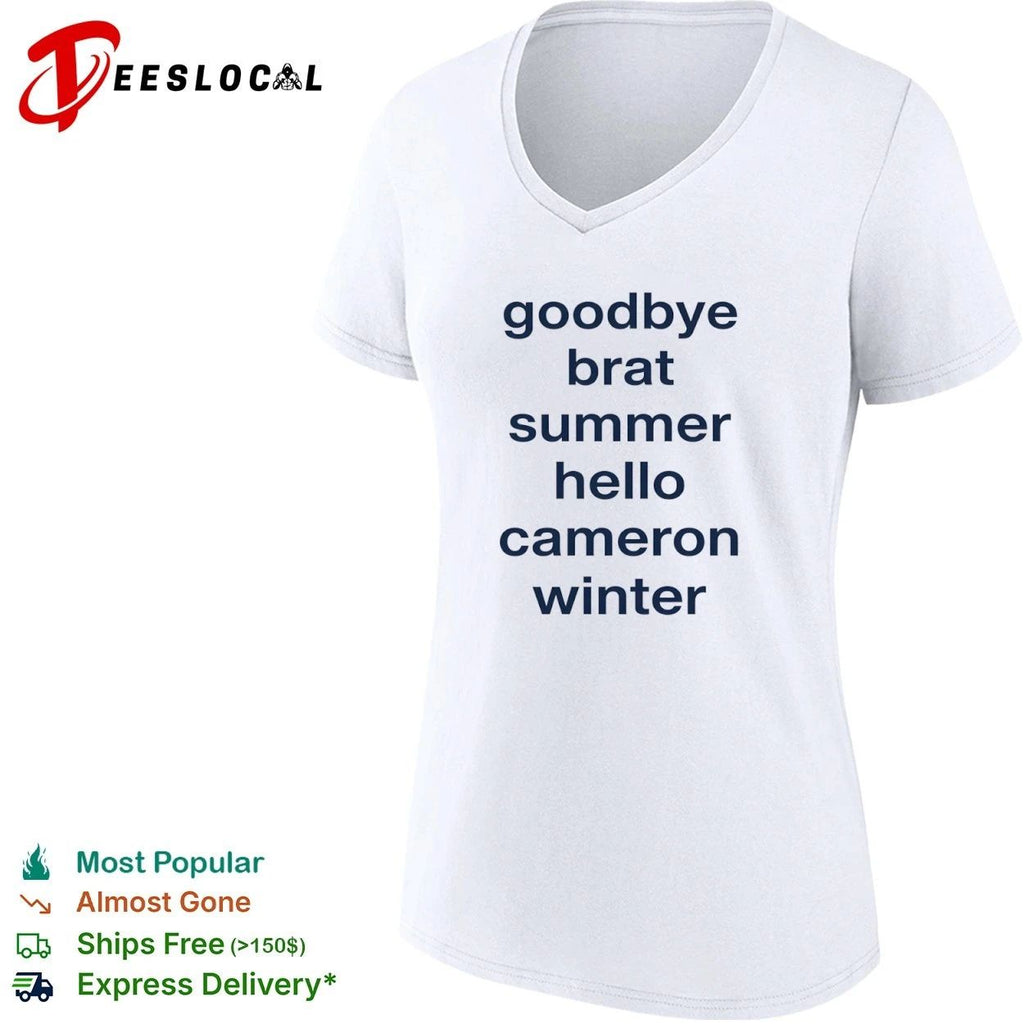 Goodbye Brat Summer Hello Cameron Winter T-shirt