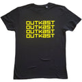 Men's Outkast Logo Repeat Slim Fit T-shirt X-Large Black