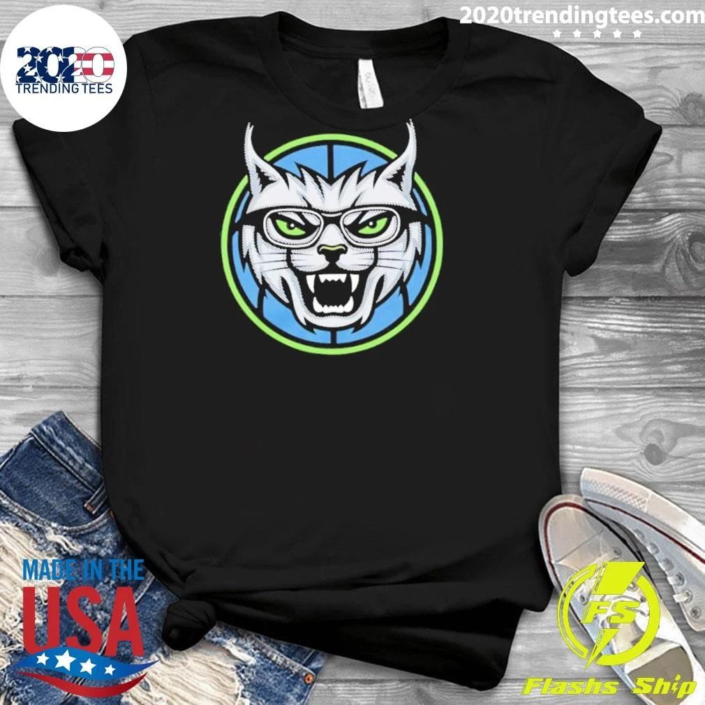 Basketball Goggles Lynx Cat Mascot Sports Shirt
