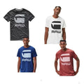 G-STAR Men's Wht, Blk, Red & Blue G Logo Tee Anvan RRP £45