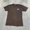 Vans Off The Wall T-Shirt Men Small Black Cotton Dark Wash Graphic Everyday Wear