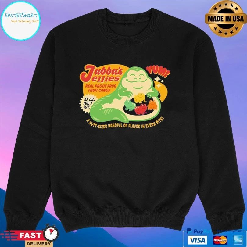 Jabba’s Jellies Real Paddy Frog Fruit Candy A Hutt Sized Handful Of Flavor In Every Bite T-shirts