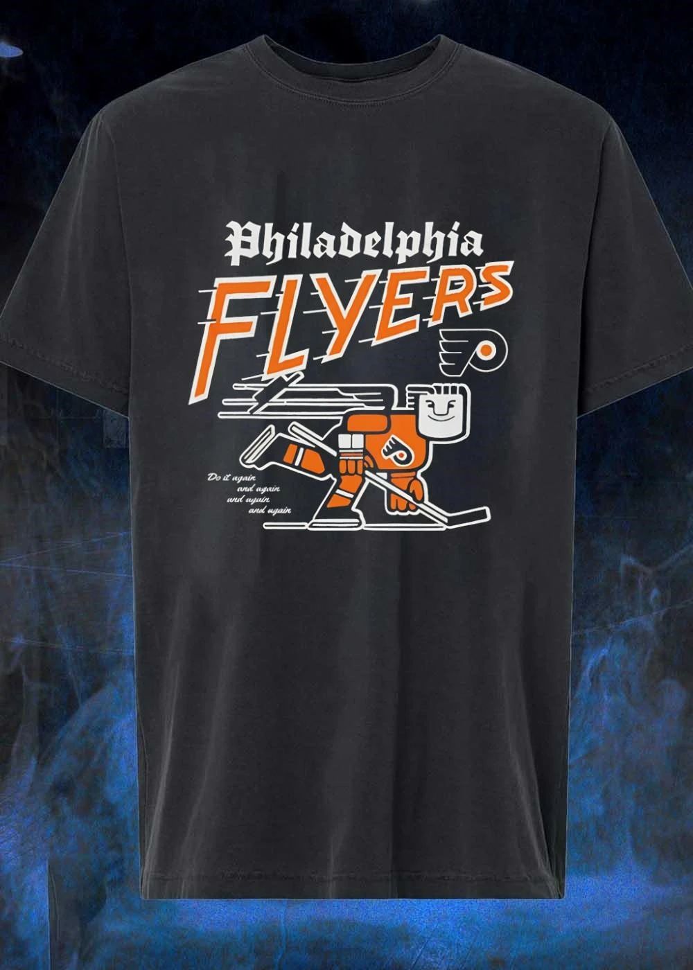 Do Again Philadelphia Flyers Mascot Playing Hockey T-Shirt